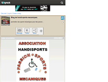 Tablet Screenshot of handi-sports-mecaniques.skyrock.com