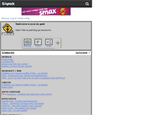 Tablet Screenshot of geek-zone.skyrock.com