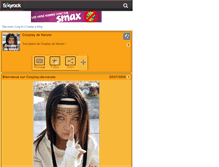 Tablet Screenshot of cosplay-de-naruto.skyrock.com