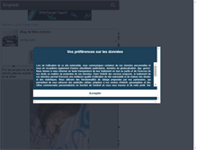 Tablet Screenshot of mlle--chacha.skyrock.com