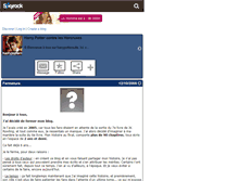 Tablet Screenshot of harrypottersuite.skyrock.com