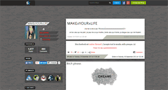 Desktop Screenshot of makexyourxlife.skyrock.com