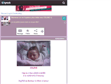 Tablet Screenshot of couleur-layette.skyrock.com