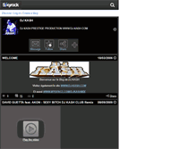 Tablet Screenshot of djkash.skyrock.com