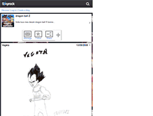 Tablet Screenshot of dragon-ball-zone.skyrock.com