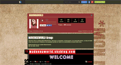 Desktop Screenshot of madonnaworld.skyrock.com