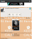 Tablet Screenshot of edsheeranblog.skyrock.com