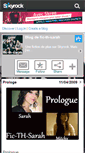 Mobile Screenshot of fic-th-sarah.skyrock.com