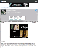 Tablet Screenshot of fic-th-sarah.skyrock.com