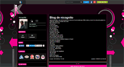 Desktop Screenshot of nicognito.skyrock.com