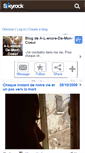 Mobile Screenshot of a-l-encre-de-mon-coeur.skyrock.com