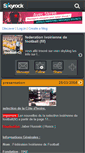 Mobile Screenshot of football-ci.skyrock.com
