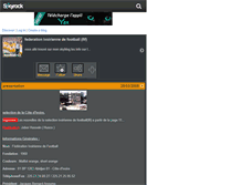 Tablet Screenshot of football-ci.skyrock.com
