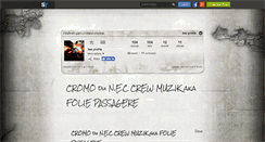 Desktop Screenshot of cromo-nec-crew-muzik.skyrock.com