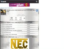 Tablet Screenshot of cromo-nec-crew-muzik.skyrock.com