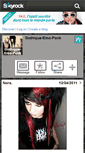 Mobile Screenshot of gothique-emo-punk.skyrock.com