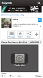 Mobile Screenshot of indira-tralala.skyrock.com