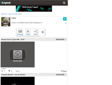 Tablet Screenshot of indira-tralala.skyrock.com