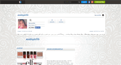 Desktop Screenshot of monblogdefille.skyrock.com