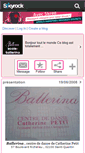 Mobile Screenshot of ecole-ballerina.skyrock.com