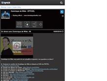 Tablet Screenshot of dominiquedewitte.skyrock.com