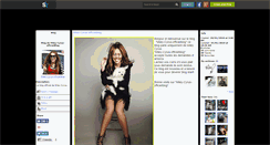 Desktop Screenshot of miley-cyrus-officielblog.skyrock.com