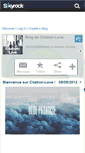 Mobile Screenshot of citation-love.skyrock.com