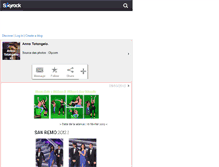 Tablet Screenshot of anna-tatangelo-x3.skyrock.com
