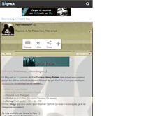 Tablet Screenshot of harry-potterfictions.skyrock.com