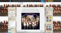 Desktop Screenshot of miss-belgique-2010.skyrock.com