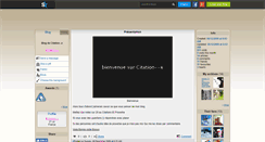 Desktop Screenshot of citation--x.skyrock.com