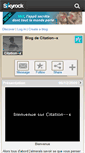 Mobile Screenshot of citation--x.skyrock.com