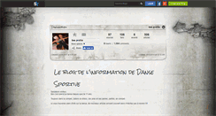 Desktop Screenshot of dansenbleu.skyrock.com