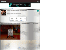 Tablet Screenshot of dansenbleu.skyrock.com
