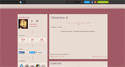 Desktop Screenshot of clemextine.skyrock.com