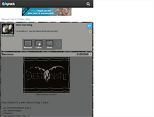 Tablet Screenshot of deathnote232323.skyrock.com