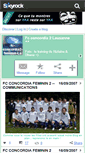 Mobile Screenshot of fc-concordia2-feminin-ls.skyrock.com