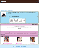 Tablet Screenshot of amazingrachelbilson.skyrock.com