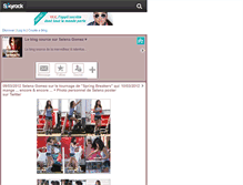 Tablet Screenshot of gomez-selena76.skyrock.com