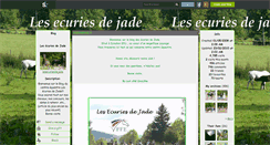 Desktop Screenshot of lesecuriesdejade.skyrock.com