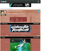 Tablet Screenshot of galactikfootball-cup-fun.skyrock.com