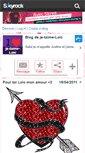 Mobile Screenshot of je-taime-loic.skyrock.com