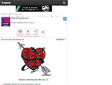 Tablet Screenshot of je-taime-loic.skyrock.com