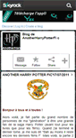 Mobile Screenshot of anotherharrypotterfic.skyrock.com