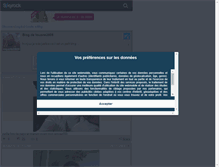 Tablet Screenshot of louane2908.skyrock.com
