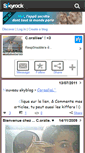 Mobile Screenshot of coraliedepoulainville.skyrock.com