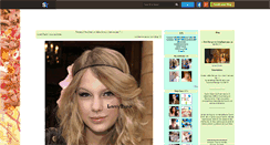 Desktop Screenshot of lovelytaylor.skyrock.com