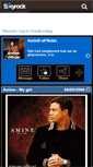 Mobile Screenshot of amine-officiel.skyrock.com