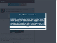 Tablet Screenshot of justin-bieber-source95.skyrock.com