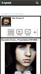 Mobile Screenshot of alex-evans-fan.skyrock.com